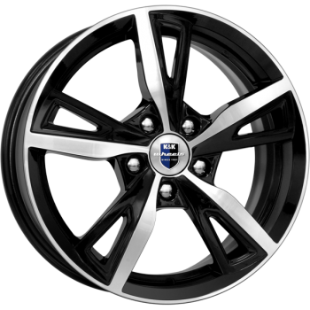Диски K&K Фишт 6.5x16 5*114.3 ET40 DIA67.1 Алмаз черный Литой