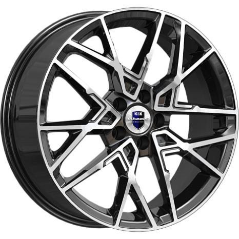 Диски K&K Вудроф 7x18 5*114.3 ET45 DIA66.1 Алмаз черный Литой