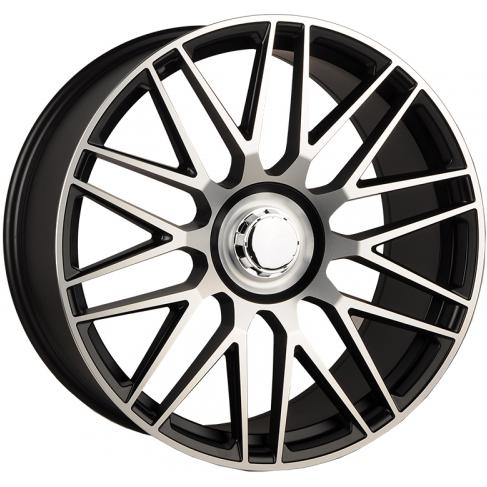 Диски Powcan Y0207 9.5x22 5*112 ET45 DIA66.6 BKF Литой