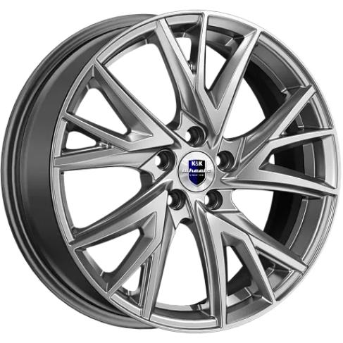 Диски K&K Кайлас 6.5x18 5*108 ET50 DIA63.3 Дарк платинум Литой