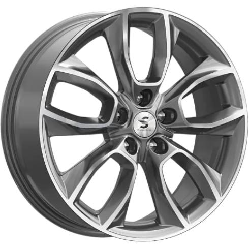 Диски Скад KP001 7x18 5*114.3 ET45 DIA66.1 Алмаз графит Литой