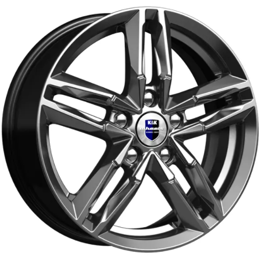 Диски K&K Sayan 6x16 5*114.3 ET40 DIA66.1 Дарк платинум Литой