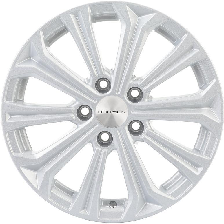 Диски Khomen KHW 1610 6.5x16 5*110 ET45 DIA67.1 F-Silver Литой