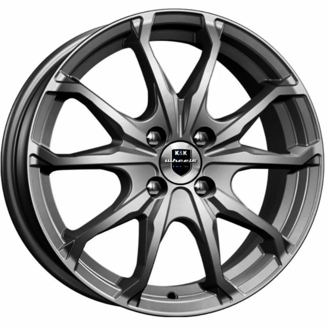 Диски K&K Brent 6x16 4*100 ET45 DIA67.1 Дарк платинум Литой