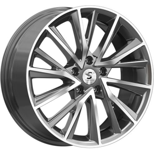 Диски Скад КР010 7.5x18 5*108 ET47 DIA60.1 Diamond gloss graphite Литой