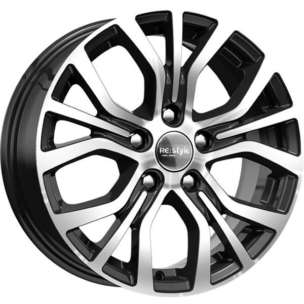 Диски K&K КС736 6.5x16 5*114.3 ET45 DIA67.1 Алмаз черный Литой