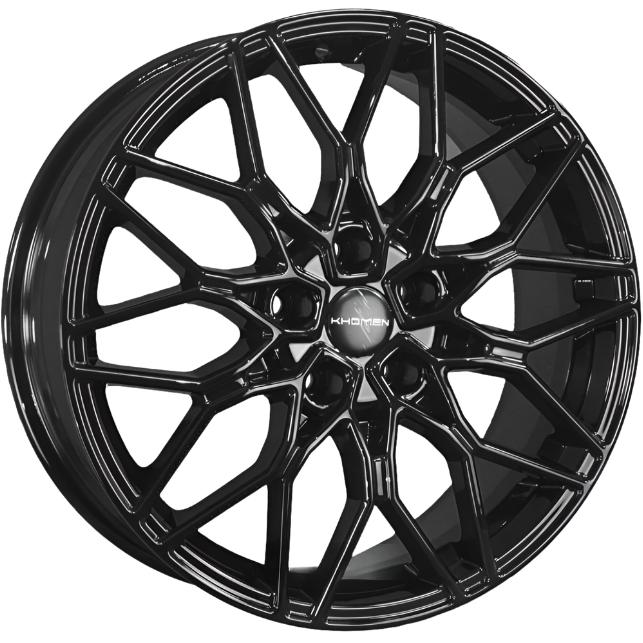 Диски Khomen KHW 1813 7x18 5*108 ET47 DIA60.1 Black Литой