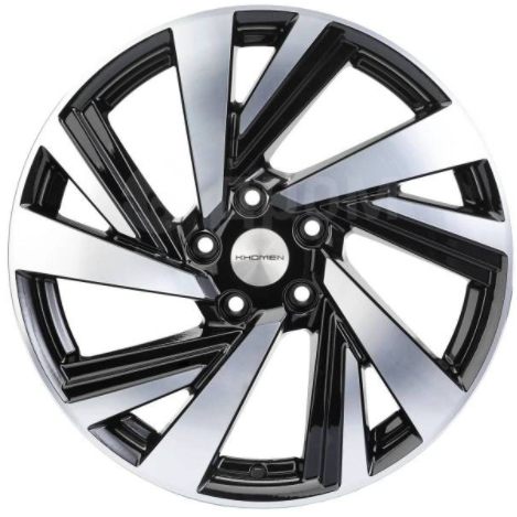 Диски Khomen KHW 1801 7.5x18 5*108 ET40 DIA60.1 Black-FP Литой