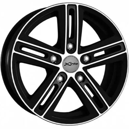 Диски X'trike X-123 6.5x16 5*139.7 ET40 DIA98 BKFP Литой