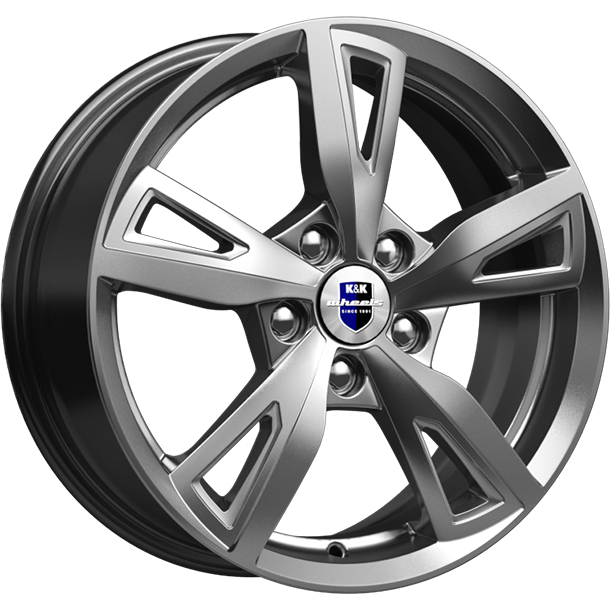 Диски K&K Фишт 6.5x16 5*114.3 ET50 DIA66.1 Дарк платинум Литой