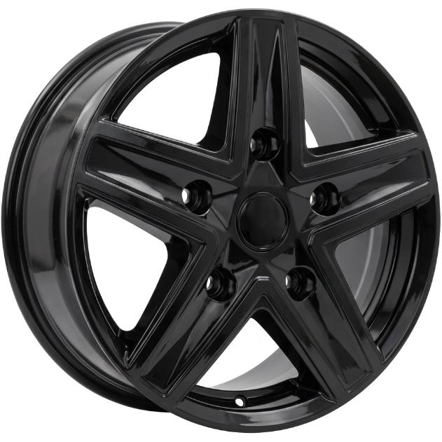 Диски N2O V2237 6.5x16 5*130 ET55 DIA89.1 Black Литой