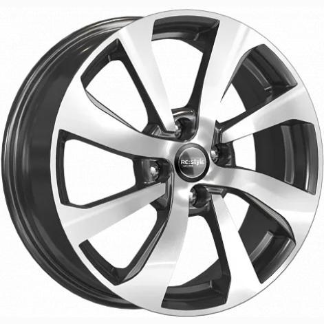 Диски K&K КС893 6x16 4*100 ET49 DIA54.1 Алмаз черный Литой