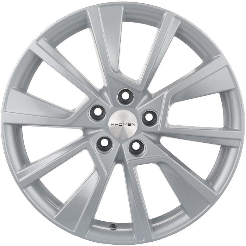 Диски Khomen KHW 1802 7x18 5*112 ET43 DIA57.1 F-Silver Литой