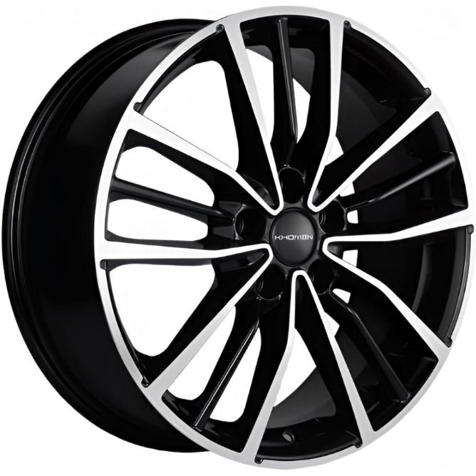 Диски Khomen KHW 1812 7x18 5*114.3 ET37 DIA66.6 Black-FP Литой