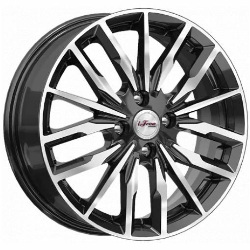 Диски iFree Миконос 6x16 4*100 ET45 DIA60.1 Блэк Джек Литой