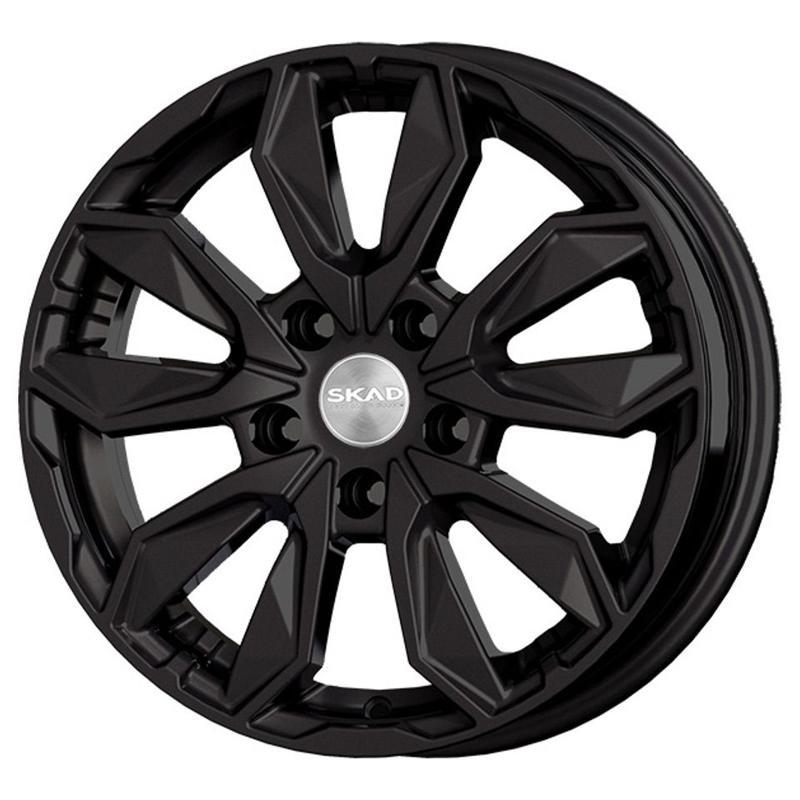 Диски Скад Сочи 6x16 4*100 ET41 DIA60.1 Черный бархат Литой