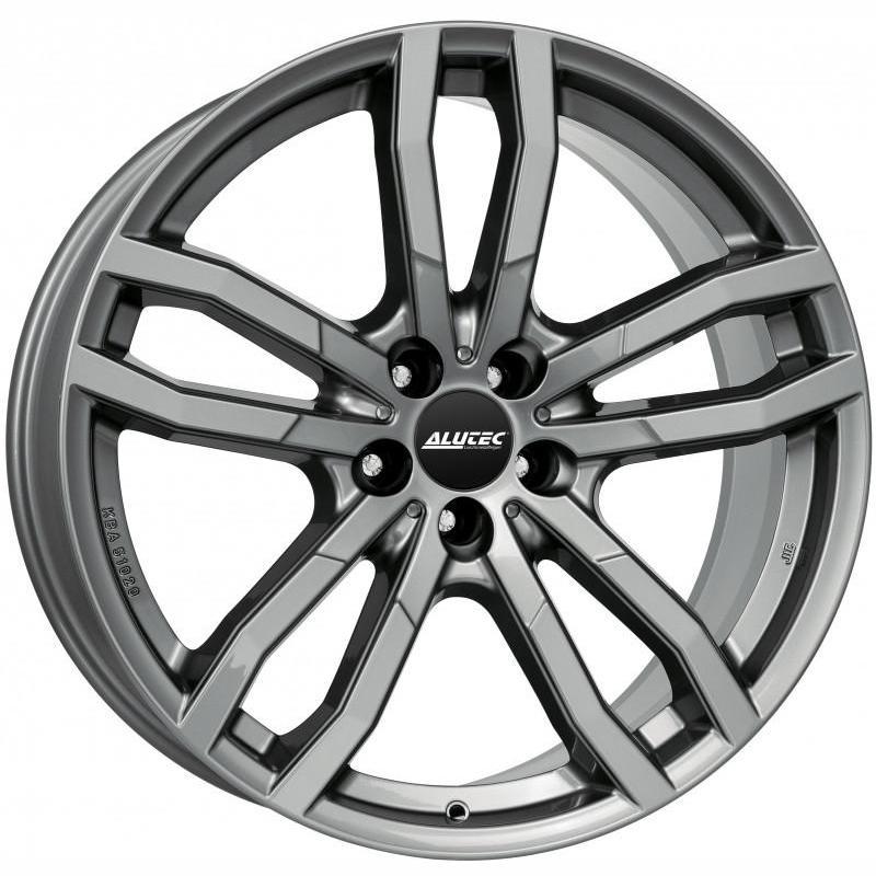 Диски Alutec DriveX 9.5x21 5*112 ET53 DIA66.6 Metal Grey Front Polished Литой