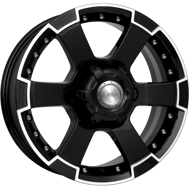 Диски K&K M56 7x16 6*139.7 ET38 DIA67.1 Алмаз черный Литой
