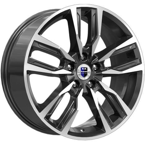 Диски K&K Борэй 8x18 5*120 ET30 DIA72.6 Алмаз черный Литой