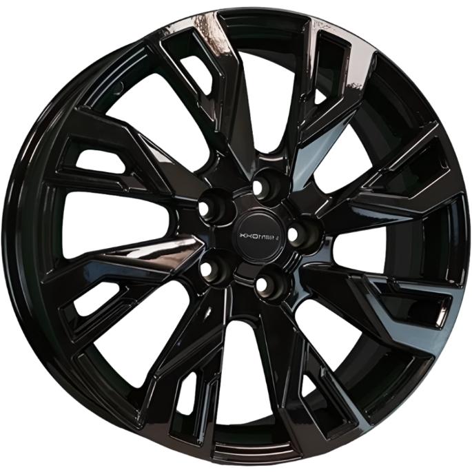 Диски Khomen KHW 1809 7x18 5*114.3 ET53 DIA54.1 Black Литой