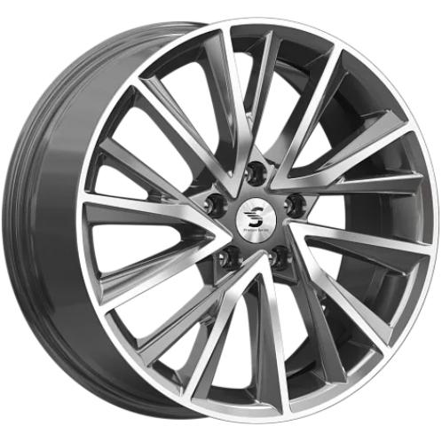 Диски K&K КР010 7.5x18 5*114.3 ET40 DIA66.1 Diamond gloss graphite Литой