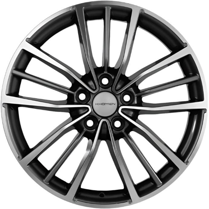 Диски Khomen KHW 1812 7x18 5*114.3 ET40 DIA64.1 Gray-FP Литой