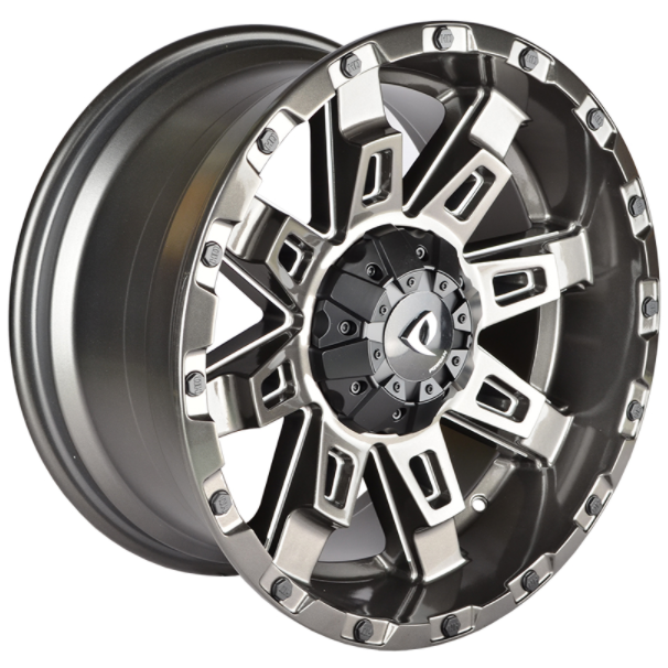 Диски Powcan BK5261 9x18 5*127 ET15 DIA77.8 GM/MIL Литой