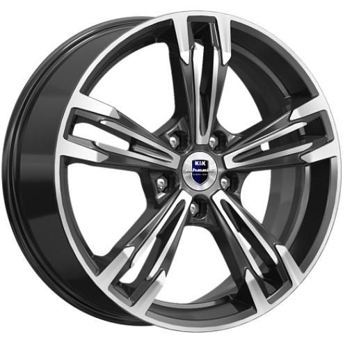 Диски K&K Karrera Light 7x18 5*112 ET35 DIA66.6 Алмаз черный Литой