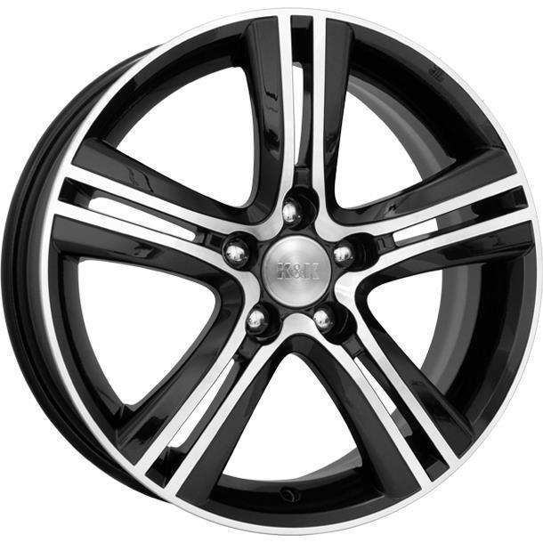 Диски K&K Борелли 6.5x16 5*114.3 ET45 DIA60.1 Алмаз черный Литой