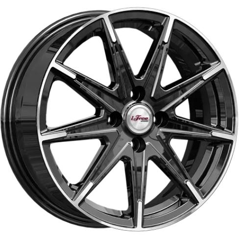 Диски iFree Хит 6x16 4*100 ET45 DIA60.1 Блэк Джек Литой