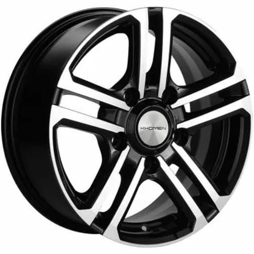 Диски Khomen KHW 1602 6.5x16 5*139.7 ET35 DIA98.5 Black-FP Литой