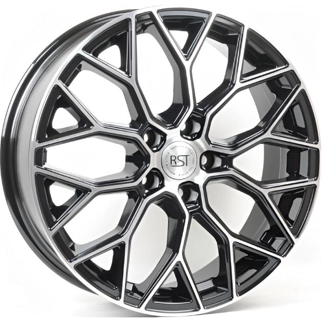 Диски RST R198 6.5x18 5*108 ET33 DIA60.1 BKFP Литой