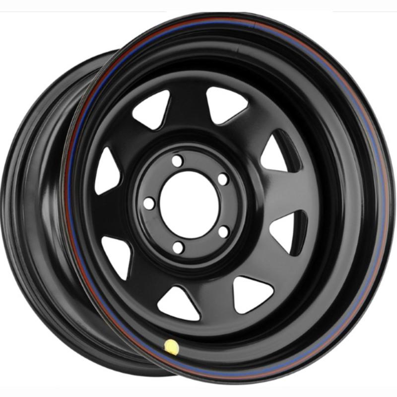 Диски Off Road Wheels Isuzu/Toyota/Nissan 8x16 6*139.7 ET-25 DIA110.1 Black Штампованный