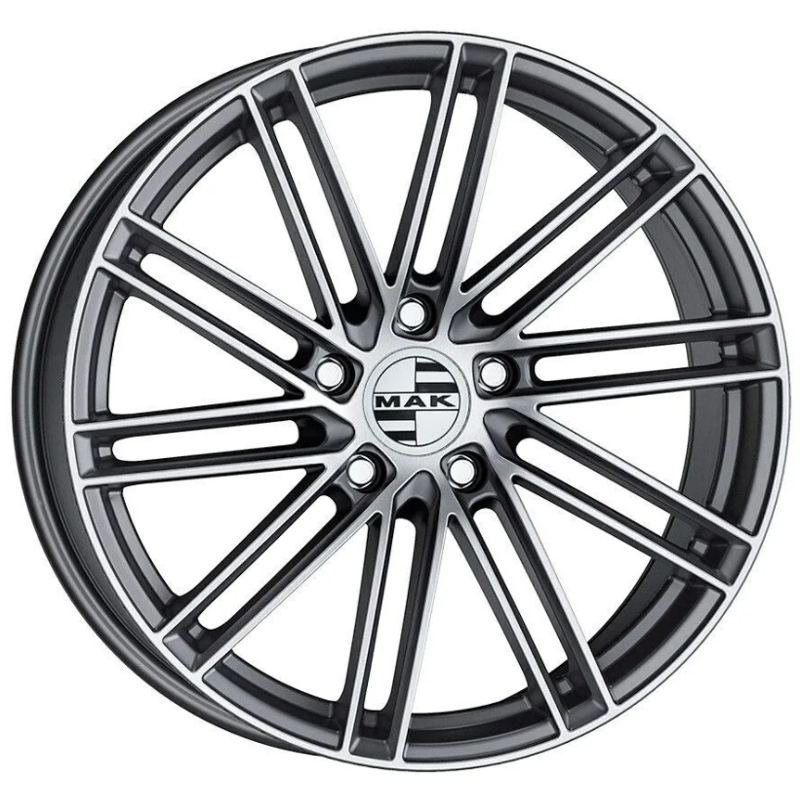 Диски MAK Leipzig-D 10.5x22 5*112 ET45 DIA66.6 Gunmetal Mirror Face Литой