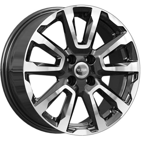 Диски K&K КС1026 6.5x16 4*100 ET46 DIA54.1 Алмаз черный Литой
