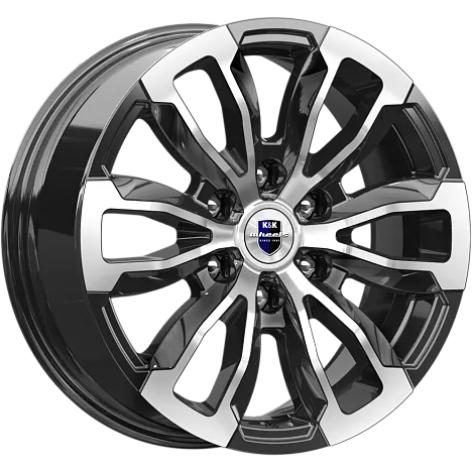 Диски K&K Меконг 7.5x18 6*139.7 ET30 DIA106.1 Алмаз черный Литой