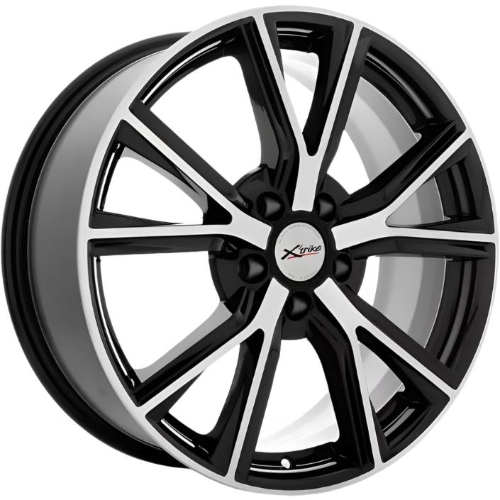 Диски X'trike X-122 7.5x18 5*108 ET49 DIA67.1 BKM/FP Литой