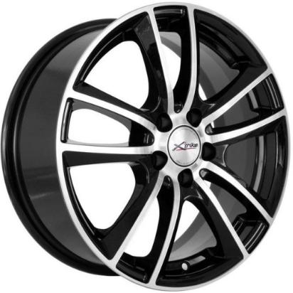 Диски X'trike X-116 6.5x16 5*114.3 ET45 DIA60.1 BKFP Литой