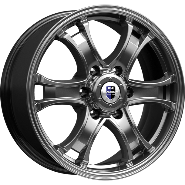 Диски K&K Балеар 7.5x18 6*139.7 ET38 DIA100.1 Дарк платинум Литой