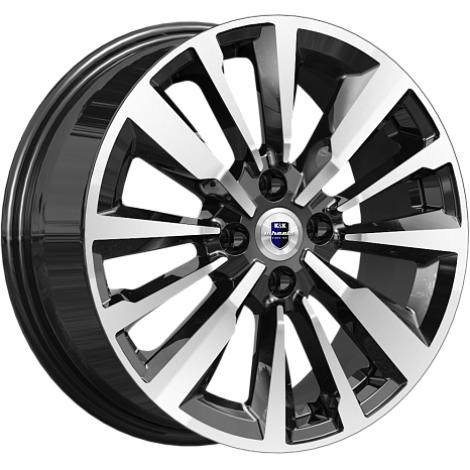 Диски K&K Эрман 6.5x16 4*100 ET50 DIA60.1 Алмаз черный Литой