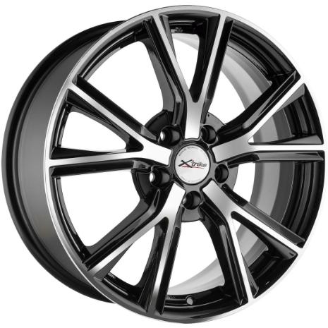 Диски X'trike X-122 7.5x18 5*108 ET38 DIA54.1 BKFP Литой