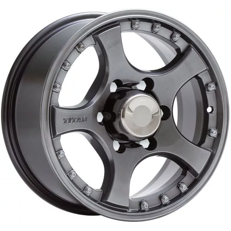 Диски Скад Титан 7x16 5*139.7 ET35 DIA109.7 Графит Литой