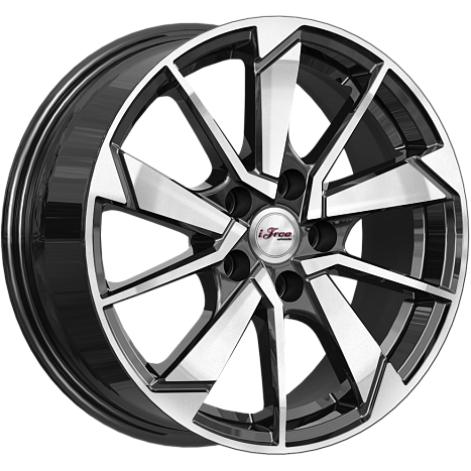Диски iFree Зиплайн 6.5x16 5*110 ET46 DIA67.1 Блэк Джек Литой