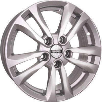 Диски Neo 658 6.5x16 5*114.3 ET45 DIA67.1 Silver Литой