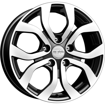 Диски K&K КС704 6.5x16 5*114.3 ET50 DIA66.1 Алмаз черный Литой