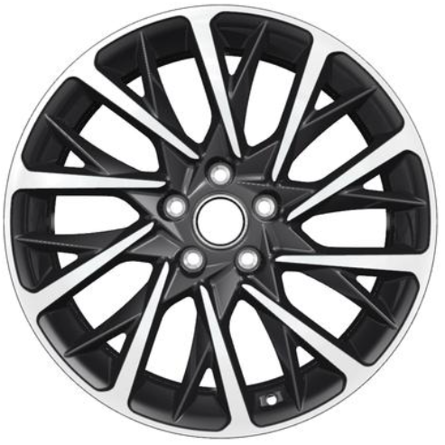 Диски Khomen KHW 1804 7.5x18 5*108 ET53 DIA63.3 Black-FP Литой