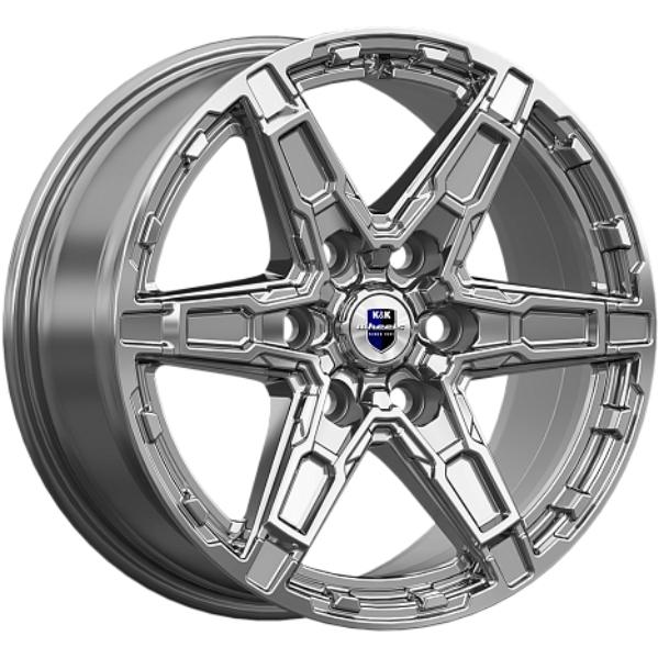 Диски K&K Дистрикт 8x18 6*139.7 ET42 DIA75.1 Дарк платинум Литой