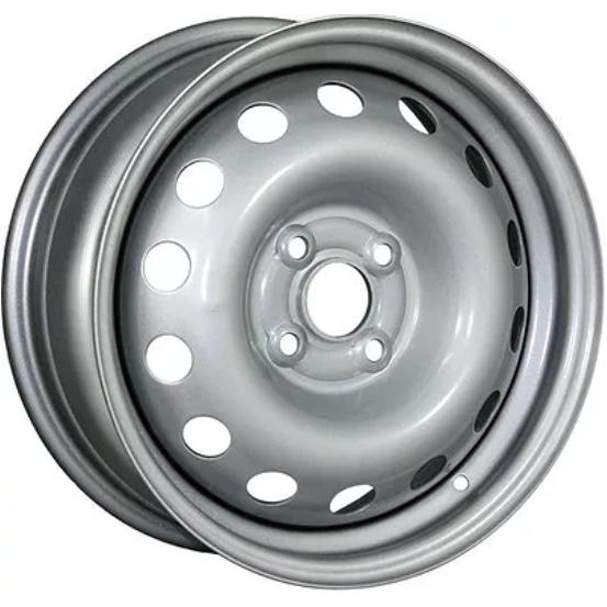 Диски Trebl 52A49A 5x13 4*100 ET49 DIA56.6 Silver Штампованный