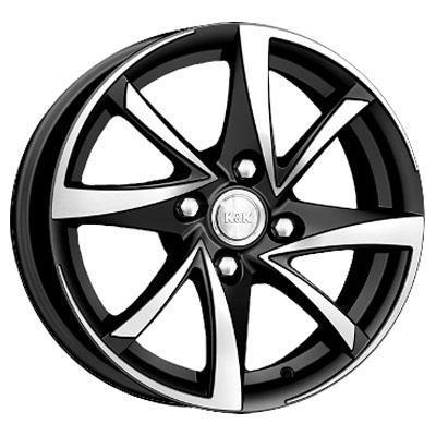Диски K&K Игуана 6.5x16 5*114.3 ET45 DIA60.1 Алмаз черный Литой
