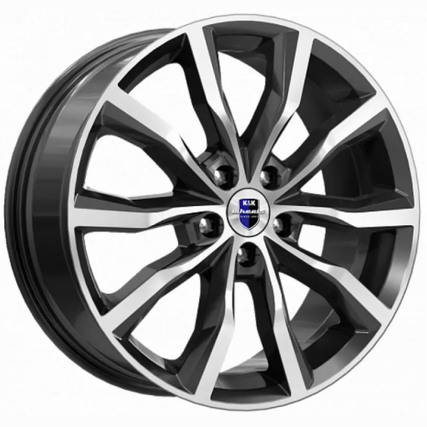 Диски K&K Портер 7.5x18 5*114.3 ET35 DIA67.1 Алмаз черный Литой